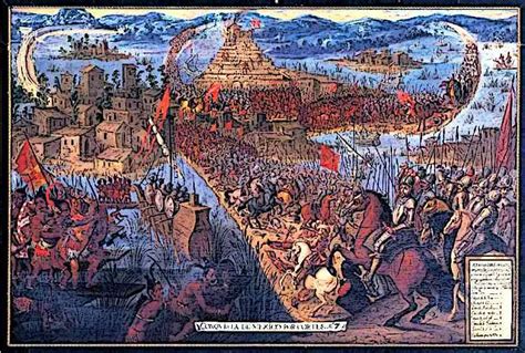 Die Eroberung von Tenochtitlan durch die Spanier unter Hernán Cortés - Ein Wendepunkt in der Geschichte Mesoamerikas